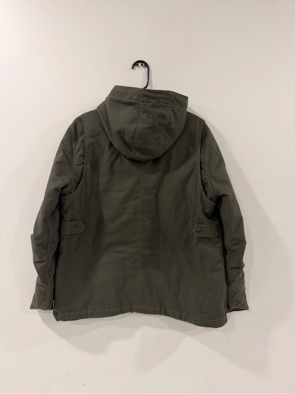 Carhartt Full Swing Quick Duck Insulated Hooded Jacket Green Size L - Picture 5 of 11